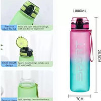 Sport Print Water Bottle Gym Water Bottle For Outdoor